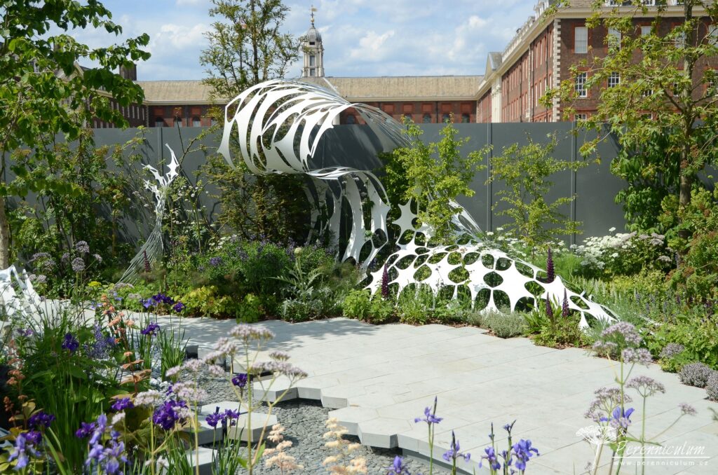 RHS Chelsea Flower Show 2019 29 The Manchester Garden, Exterior Architecture
